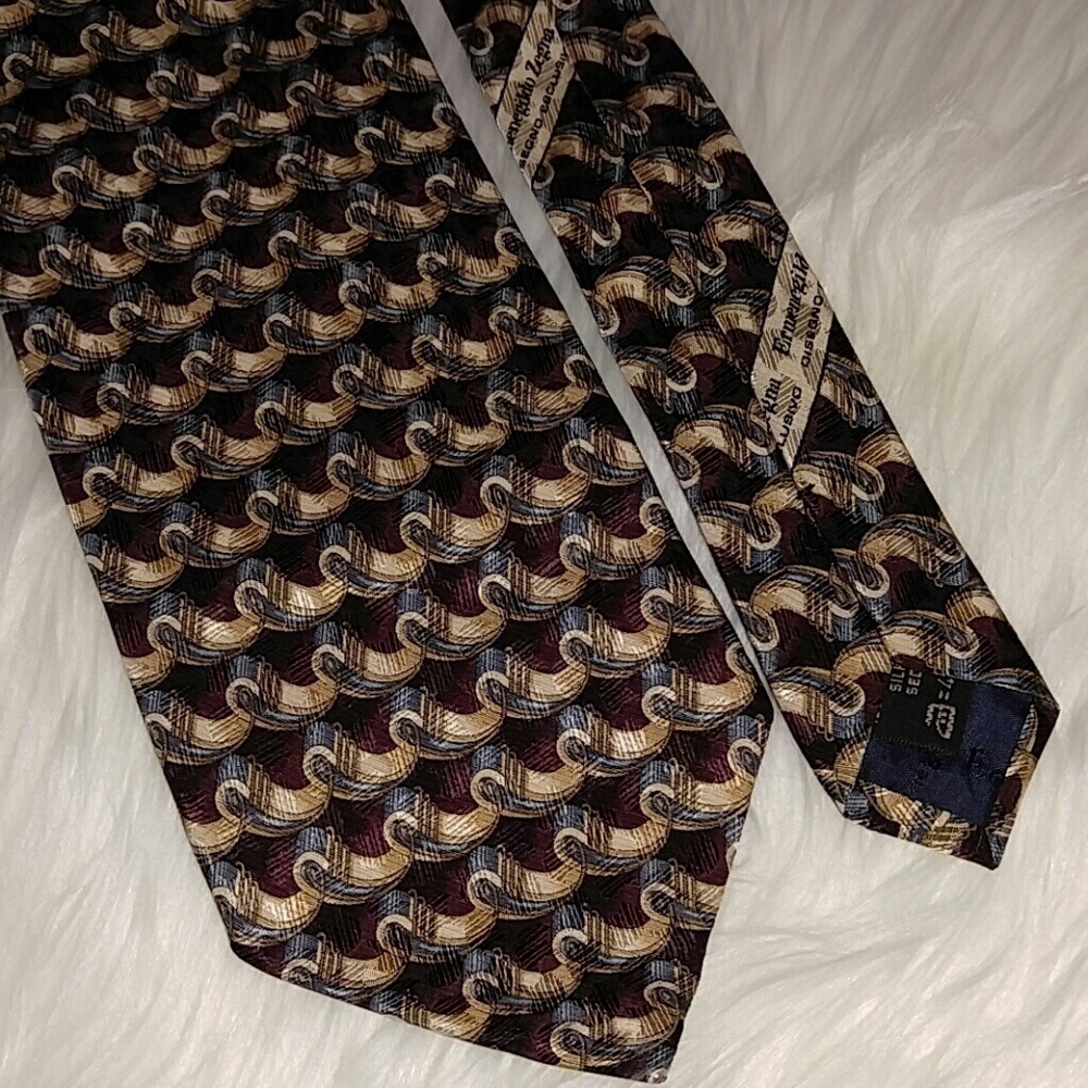 Ermenegildo Zegna Silk Tie 59"